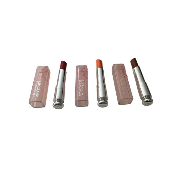 3 Christian Dior Addict Lip REVIVER DUO GLOW Gloss Balm New W Damaged